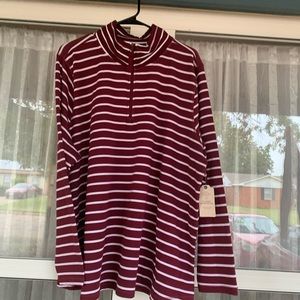 Classic quarter zip long sleeved sweater